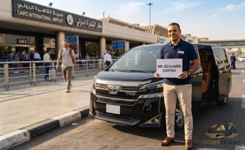 Cairo airport private transfer comfortable car interior